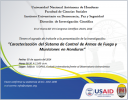 Caracterización del Sistema de Control de Armas de Fuego y Municiones en Honduras :: 
